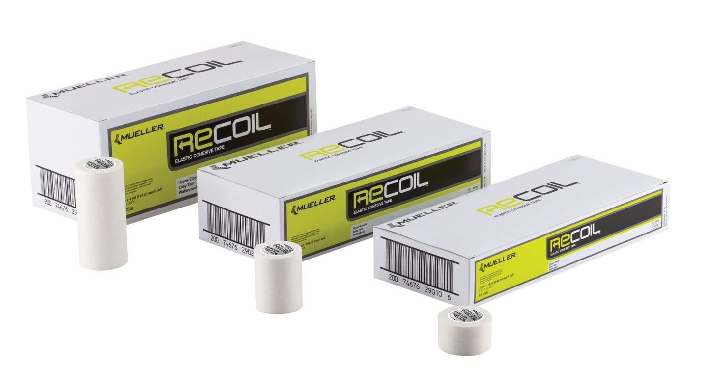 Mueller RECOIL™ Cohesive Tape 1"/ 2"/ 3.5"