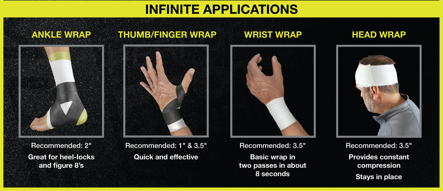 Mueller RECOIL™ Cohesive Tape 1"/ 2"/ 3.5"